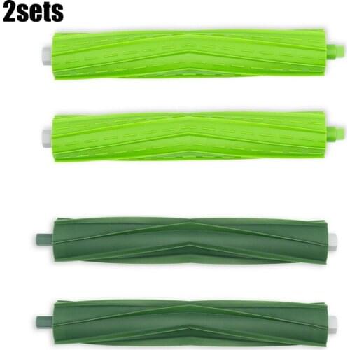 4x Brushes For IRobot Roomba I7 I7 + I7 Plus E5 E6 E7 Rubber Brush Spare Parts *100% Brand New And High Quality
