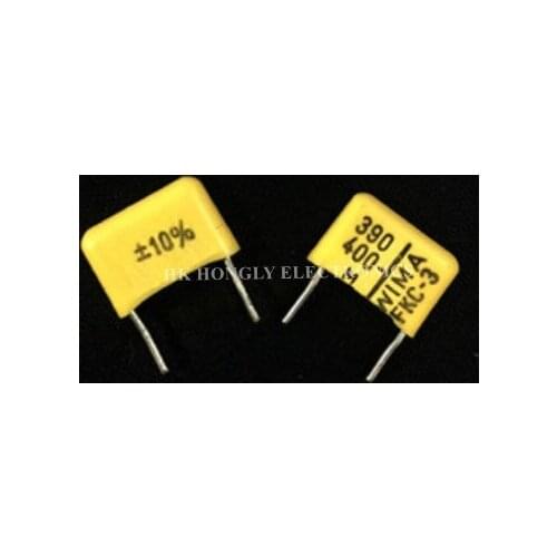 50PCS FKC 391 400V 390PF 0.39NF P=10mm FILM CAPACITOR