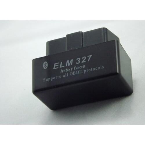 50 Pieces/Lot) Black Super MINI ELM 327 Bluetooth ELM327 V2.1 OBDII / OBD2 Car Code Reader DHL FREE SHIPPING
