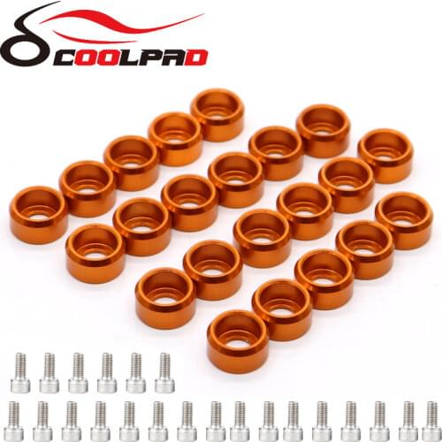 22pcs Front Fender Frame Fairing Bolts For 990 ADVENTURE/S/R 2006-2013 ADV Motorcycle Accessories Windscreen Washer Screw M6