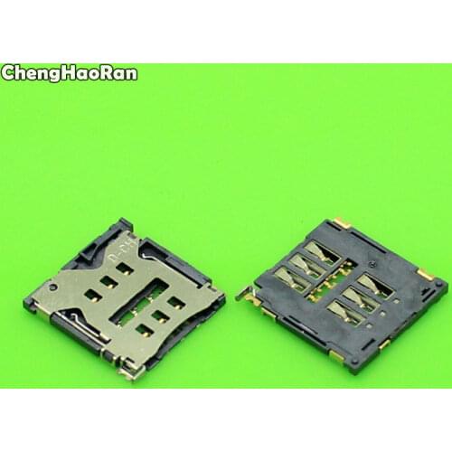 ChengHaoRan 2pcs New Sim Card Reader Holder Slot Tray Socket For iPhone 4 4S 5 5S 5C 6 6G 4.7" Sim Reader