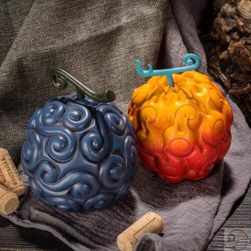 12cm One Piece Devil Fruit Ace Flame-Flame & Luffy Gum-Gum Action Figure PVC figures toys W52