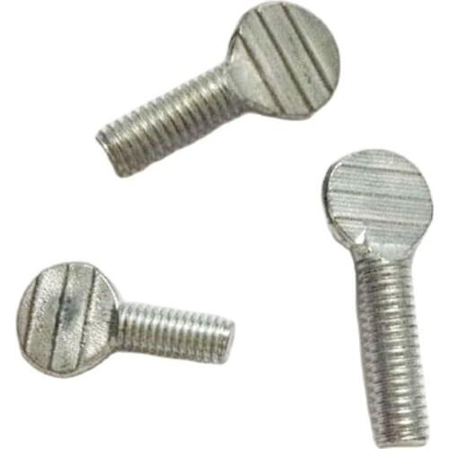 M5 Zinc Plated Carbon Steel Flat Head Handle Racket Thumb Screw 50pcs/lot