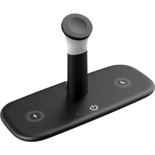 Multifunctional 5 in 1 Wireless Charger 15W with LED Light Wireless Charging for iPhone12 Watch Headset