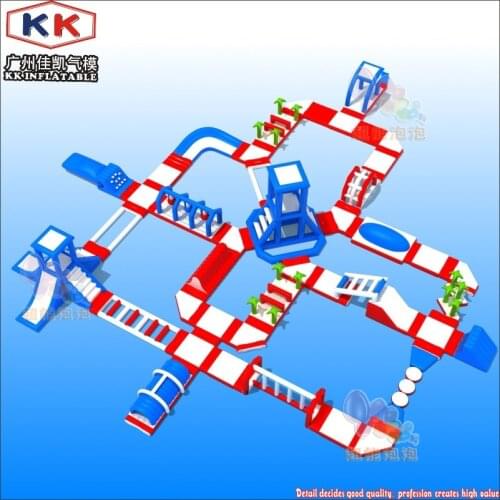 Newest Large Business Inflatable Water Park For Events Inflatable Water Parks For The Sea