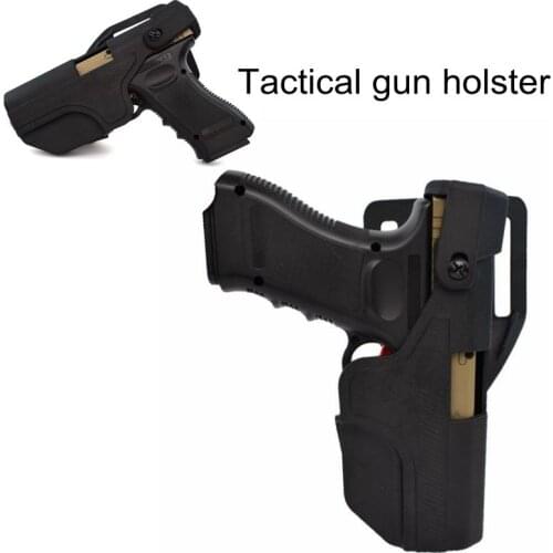 New Tactical Gun Holster Right Hand Belt Holster for Glock 17 19 22 23 31 32 Airsoft Pistol Holster Glock Accessories Gun Case