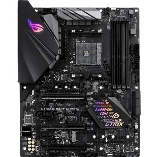 Socket AM4 Asus ROG STRIX B450-F GAMING Motherboard Support AMD Ryzen CPU DDR4 64GB PCI-E 3.0 M.2 SSD CHAI B450 Placa-mãe AM4