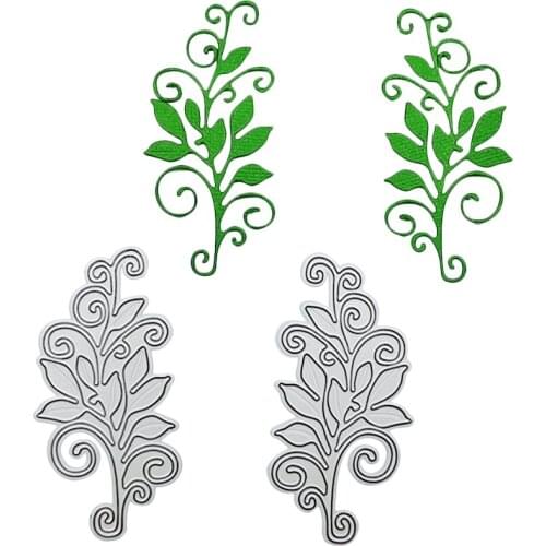 Metal Plants Cutting Dies Handmade DIY Template for Scrapbooking Ablum Photo Decoration Mold Paper Embossing Stencil