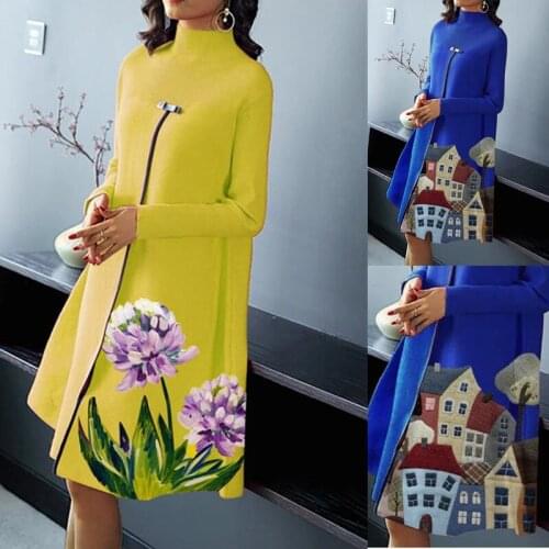 Модные вязаные платья SparkDora China At AliExpress