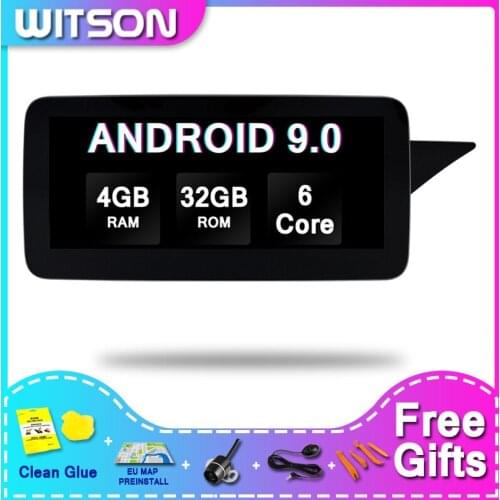 WITSON Mercedes-Benz BIG SCREEN Android 9.0 Car DVD Gps For MERCEDES-BENZ E Class sedan W212 E200 E230 E260 (NTG5.0) 4G 32GB