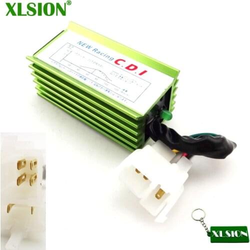 XLSION 6 Pin Racing AC Igniiton CDI Box For 150cc 200cc 250cc ATV Quad Pit Dirt Bike Motorcycle Motocross CRF TRX TTR