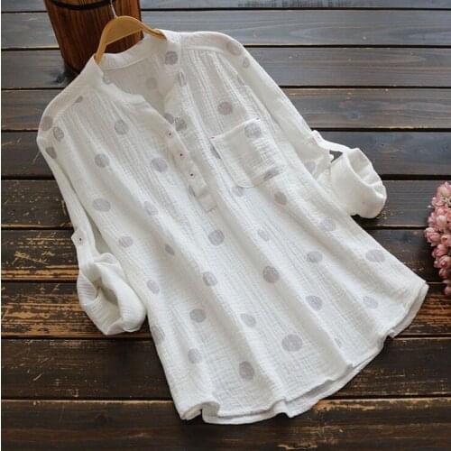 Блузки в горошек YoYiKamomo China At AliExpress