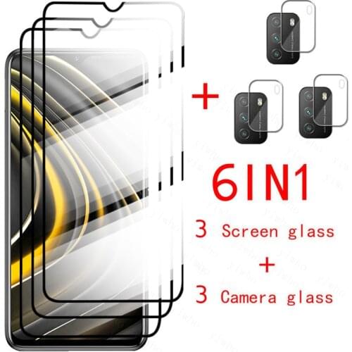 Tempered Glass For Xiaomi Poco M3 Screen Protector For Xiaomi Poco X3 NFC Camera Glass on Redmi Note 10 Pro Max Protective glass