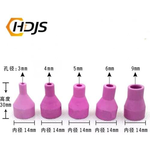 10pcs Tig QQ150 QQ-150A Welding Torch Consumables Ceramic Nozzle