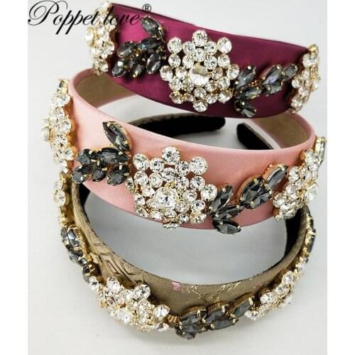 2019 Korean Crystal wheat leaves flower bridesmaid headdress beauty wedding hairstyle bride accessories pink hair ornament