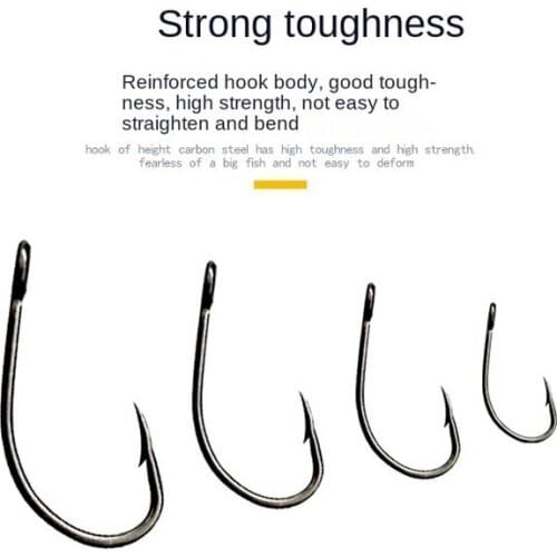 5PCS Fishing Hook High Carbon Steel Treble Overturned Hooks Fishing Tackle Round Bend Treble For Bass