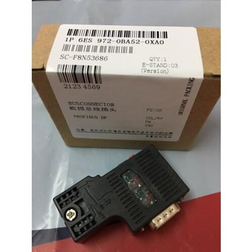 6ES7972-0BA52-0XA0 SIMATIC DP,BUS CONNECTOR FOR PROFIBUS 90 DEGREE ANGLE CABLE OUTLET, FAST CONNECT, WITHOUT PG SOCKET