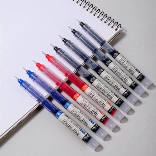 Large Capacity Direct Liquid Quick Drying Black Neutral Full Needle 0.5 Simple Bead Water-based Pen Student Examination Office