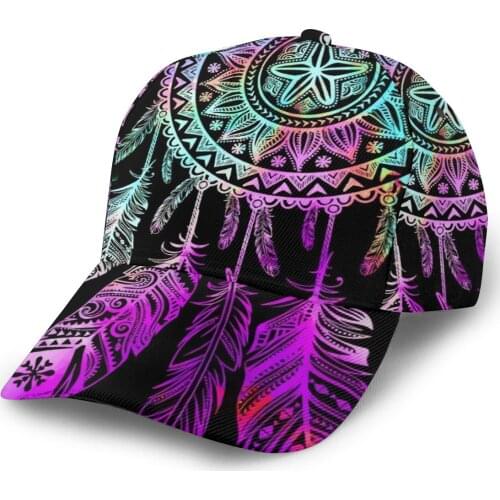 CINESSD Colorful Dreamcatcher Baseball Cap Fashion Men Hat Cap Summer Dad Hat Male Sports Hat