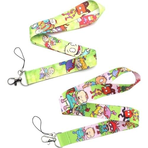 JF0155 Cartoon Lanyards Dinosaur Neck Strap Mobile Phone Keys ID Card Holder Lanyard For Keys DIY Hanging Rope Lanyards