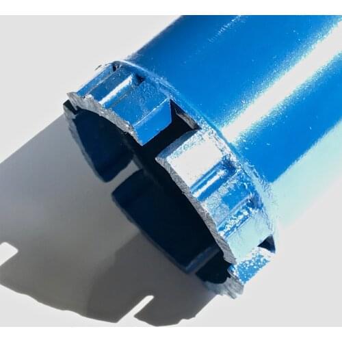 Free shipping of 32-127mm*150mm*M22 connector short diamond wet drill bits core bit for hole opening on masonry/concrete wall