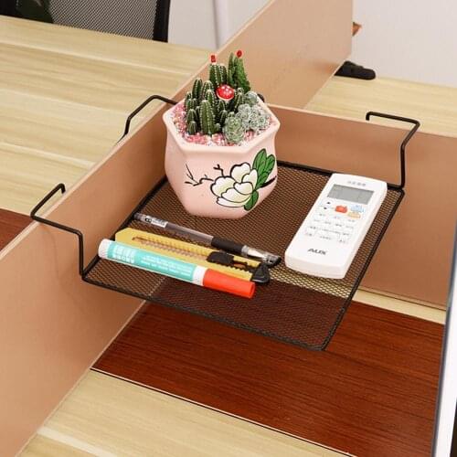 Metal Under Cabinet Hook Wardrobes Closet Kitchen Cupboard Basket Rack Shelf Bearing Partition Hanger For Home Storage Organizer