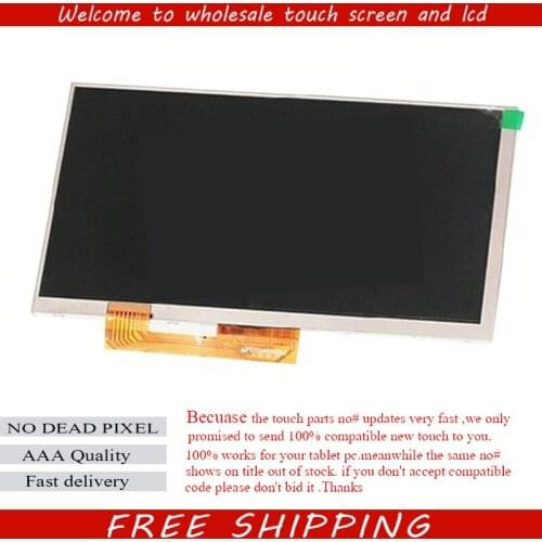 New LCD Display Matrix For 7" GiNZZU GT-W170 LTE TABLET inner LCD Display 1024x600 Screen Panel Frame Free Shipping