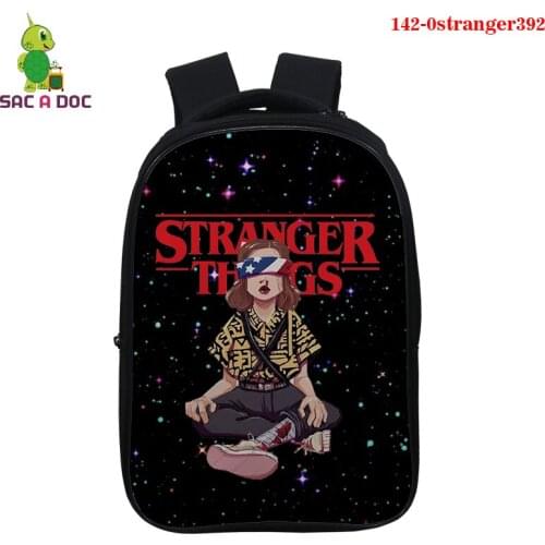 Stranger Things Children School Bags Boys Girls Backpack Eleven 3D Printing Kindergarten Bag School Backpack Toddler Bag Bookbag