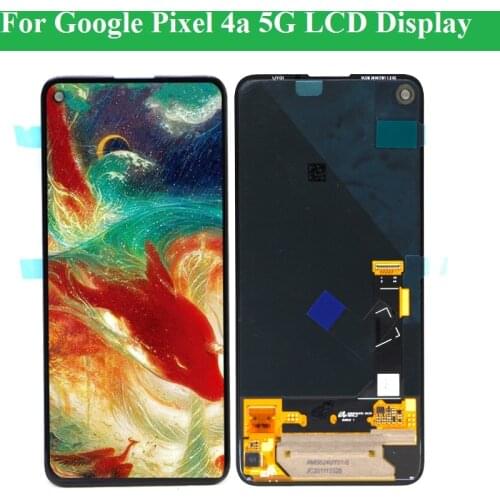 Original 6.2''For Google Pixel 4A 5G LCD Display Touch Screen Digitizer Assembly Replacement For Google Pixel 4A 5g LCD Screen