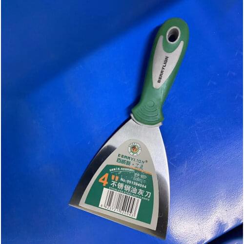 1/2/3/4/5inch Stainless Steel Putty Knife Paint Tool Plaster Shovel Filling Spatula Tang Scraper Wood Handle Wall Decoration Con