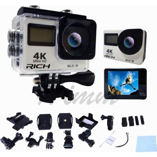 T350 Sport Camera 4K 2.0 inch WiFi 4K 30FPS 16MP H.264 30m Waterproof 170 Wide Lens Action DV Sports Camera