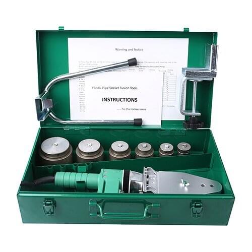 THJ-63E PPR Heating Plastic Socket Fusion Welding Kit For 63mm Pipe