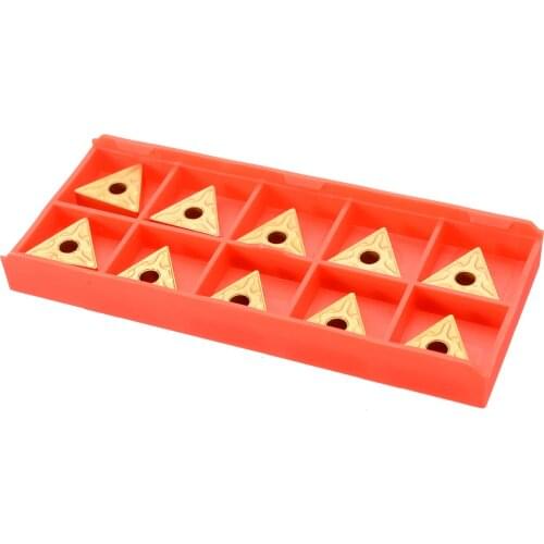 10Pcs/Set TNMG160404 CNC Lathe Cutting Blade Carbide Turning Inserts For Lathe Turning Boring Tool