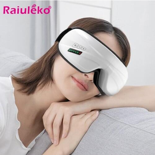 4D Smart Airbag Vibration Eye Massager Anti Wrinkles Eye Care Instrument Hot Compress Bluetooth Eye Fatigue Massage Glasses HOT