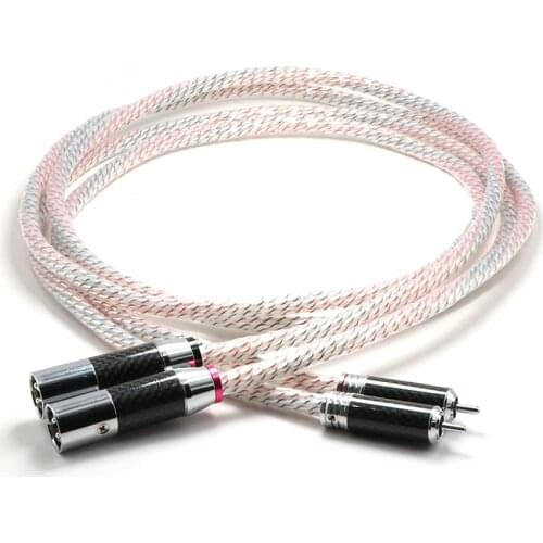 Hi-end Connector Cable, RCA Male TO XLR Female Plug Audio interconnerct Cable, Coaxial line,signal wire