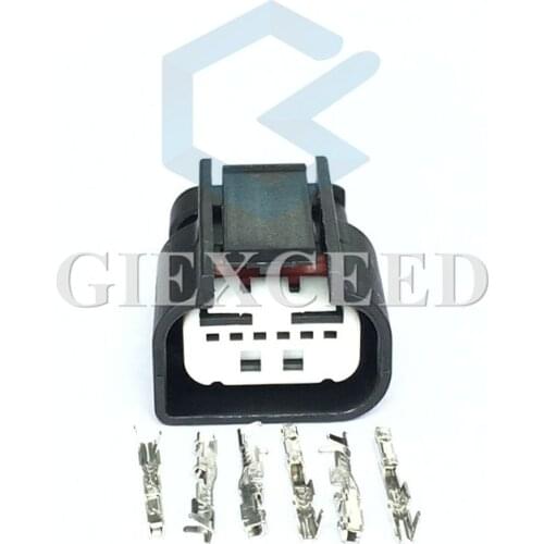 2 Sets 6 Pin Automotive Rear View Camera RVC Plug Waterproof Electrical Connector Socket For Ford Focus