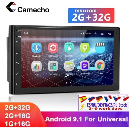 Camecho 2 Din 7" Touch Car Radio 7010B Multimedia Player 2 din GPS Navigation Car Radio For Volkswagen Nissan Hyundai Kia Toyota