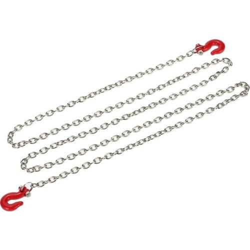 RC Car Supper Long Trailer Hook and Chain for 1/10 Scale Models RC Rock Crawler Axial SCX10 94180 D90 TRX4