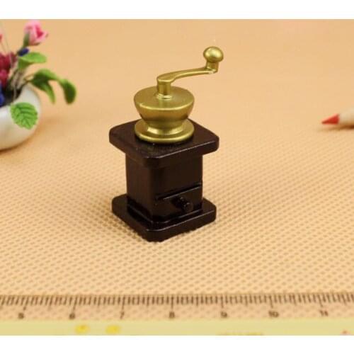 G05-X132 children baby gift Toy 1:12 Dollhouse mini Furniture Miniature Retro Coffee 1pcs