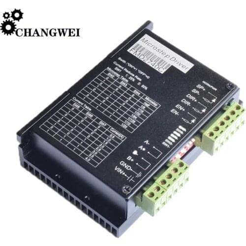 Stepper Motor Driver FMD2740C CNC 2 Phase Stepper Motor Driver 50VDC 4A 128 Microstep for NEMA 17/23 Stepper motor