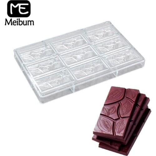 Meibum 9 Cavity 18g Cocoa Fruit Pattern Polycarbonate Mold Chocolate Mould Confectionery Dessert Baking Tools Candy Tray