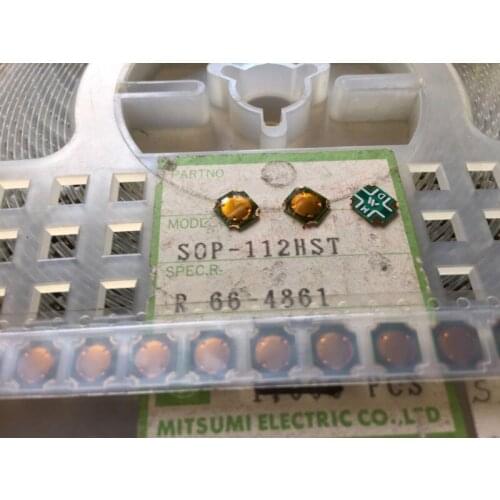 Japan MITSUMI SOP-112HST Film Tact Switch 6*6*0.5 Patch 4 Foot Touch Slim