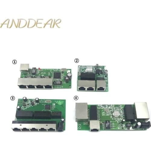 3/5-port Gigabit switch module is widely used in LED line 5 port 10/100/1000 m contact port mini switch module PCBA Motherboard