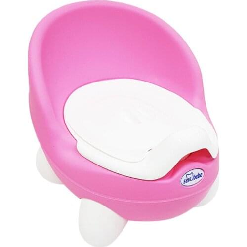 Potty Pink Baby Child Toilet Alıştırıcı Potty Plastic Quality Handle, Potty Toilet seat Alıştırıcı
