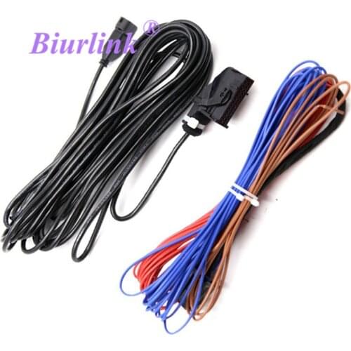 RGB Rear View Reversing Camera Harness Cable Wire for VW JETTA M5 MK6 TIGUAN
