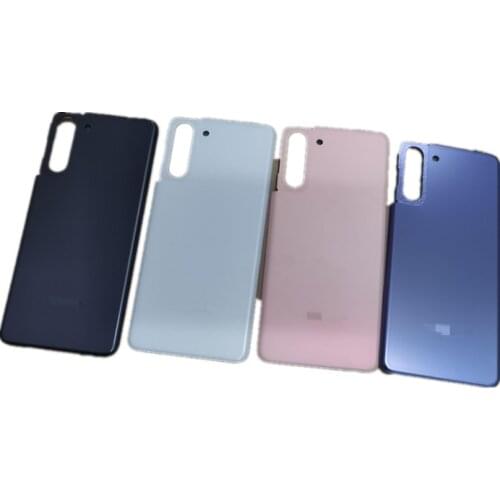 S 21 Housing For Samsung Galaxy S21 5G G991 6.2" Battery Cover Glass Repair Replace Back Door Phone Rear Case + Logo