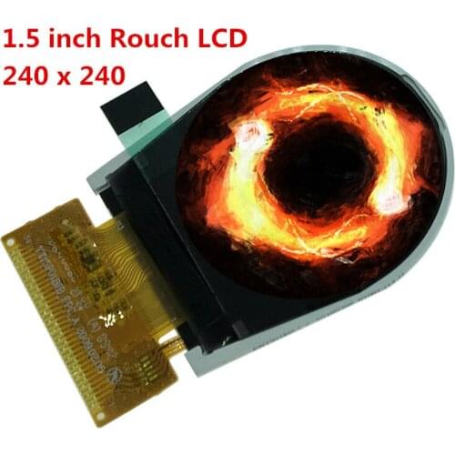 1.5 inch colorful TFT LCD round screen 240240 Circle Display 36Pin ILI9331 Welding Solder Type QVGA 8080 MCU 8bit 16 bit