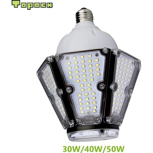 Tokili High Bay Retrofit Light 120LM/W 30W 40W 50W LED UL CE Listed CFL HID Replacement 100-277V for Canopy Parking Area Garden