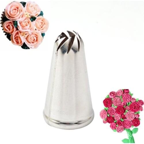 Stainless Steel Nozzle Open Star Tip Pastry Cookies Tools Icing Piping Nozzles Cake Decorating Cupcake Creates Drop Flower