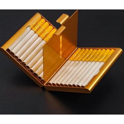 20 Cigarettes Cigarette Case Cover Creative folio cigarette case Smoking Cigarette Box Sleeve Pocket Cigarettes Pack Cover